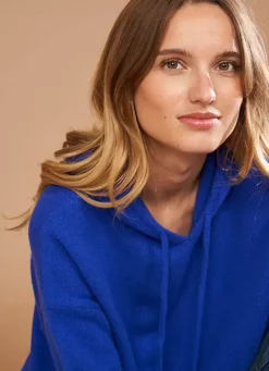 Sud Express Jumpers & Cardigans|Pull A Capuche En Cachemire Epais Neon Mabebe