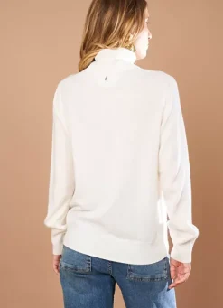 Sud Express Jumpers & Cardigans|Pull A Col Montant Milk Missy