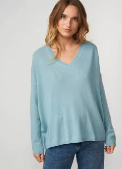 Sud Express Jumpers & Cardigans|Pull Au Volume Oversize Et A Manches Longues Pres Du Corps Orage Monjoe