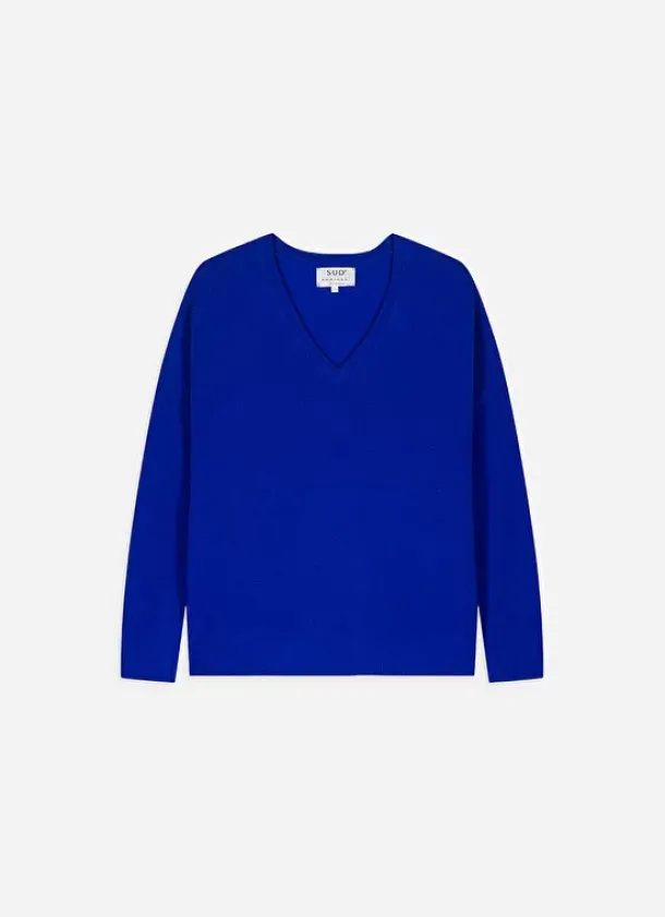Sud Express Jumpers & Cardigans|Pull Au Volume Oversize Et A Manches Longues Pres Du Corps Neon Monjoe