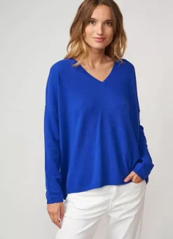 Sud Express Jumpers & Cardigans|Pull Au Volume Oversize Et A Manches Longues Pres Du Corps Neon Monjoe