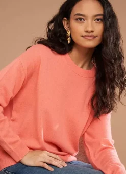 Sud Express Jumpers & Cardigans|Pull Col Rond 100% Cachemire Granita Mapoue