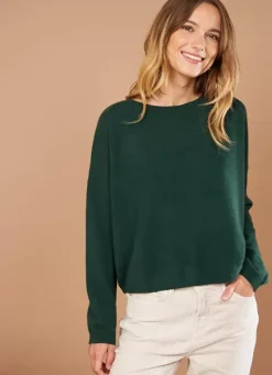Sud Express Jumpers & Cardigans|Pull Pur Cachemire Basilic Monna