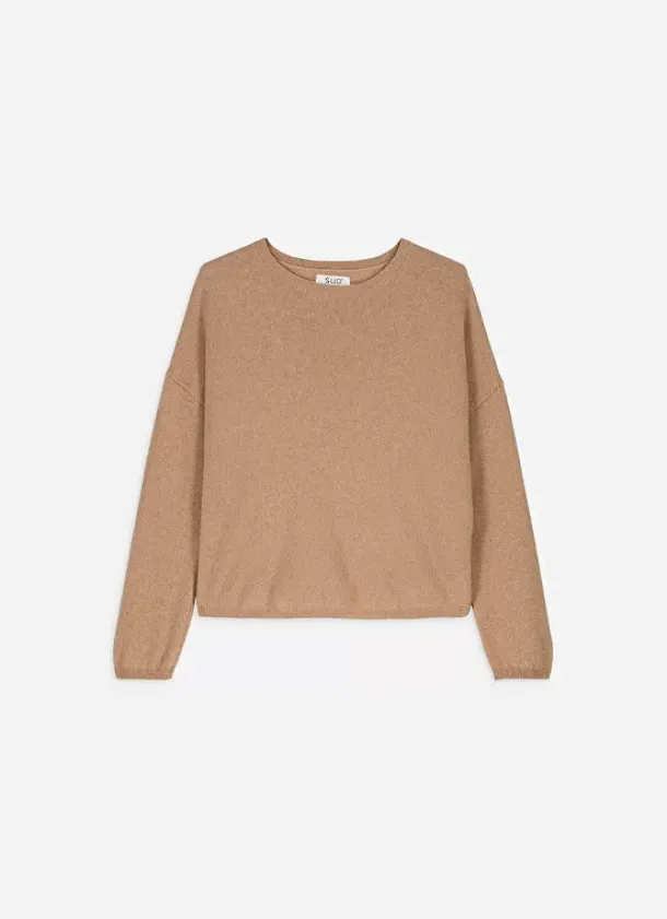 Sud Express Jumpers & Cardigans|Pull Pur Cachemire Camel Monna