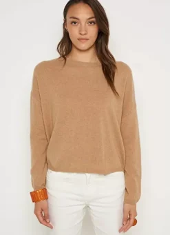 Sud Express Jumpers & Cardigans|Pull Pur Cachemire Camel Monna