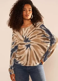 Sud Express Jumpers & Cardigans|Pull Tie&Dye 100% Cachemire Kaki Marcopi