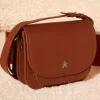 Sud Express Shoes & Accessories|Sac Besace En Cuir Camel Suny