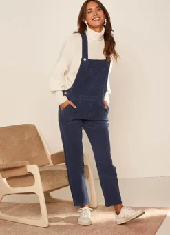 Sud Express Dresses & Overall|Salopette En Velours Indigo Sary