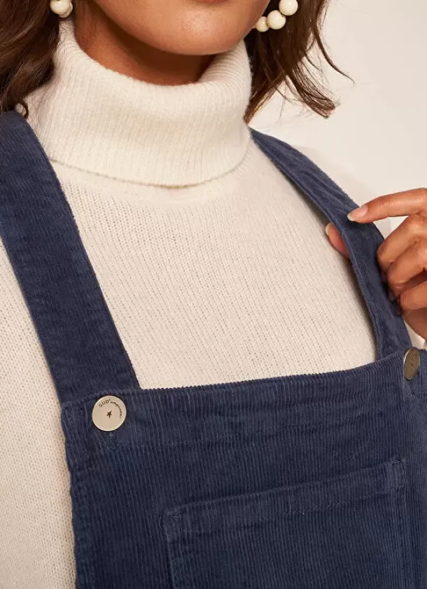 Sud Express Dresses & Overall|Salopette En Velours Indigo Sary