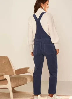 Sud Express Dresses & Overall|Salopette En Velours Indigo Sary