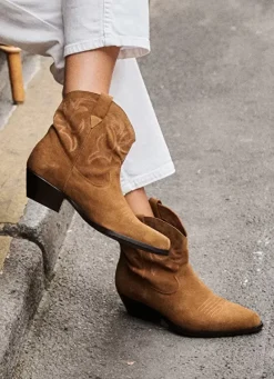 Sud Express Shoes & Accessories|Santiag Camel Camel Selena