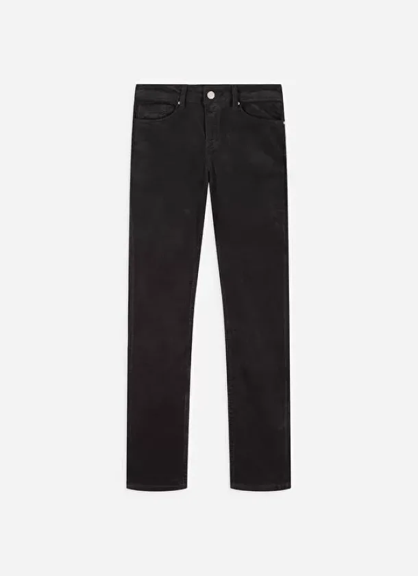 Sud Express Trousers & Jeans|Slim En Velours Cotele Plomb Pasha
