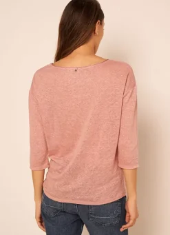 Sud Express T-Shirts|Tee-Shirt Basique Rose Tonia