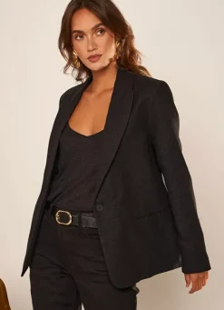 Sud Express Jackets & Coats|Veste De Tailleur Noir Valentyn