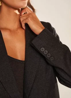 Sud Express Jackets & Coats|Veste De Tailleur Noir Valentyn