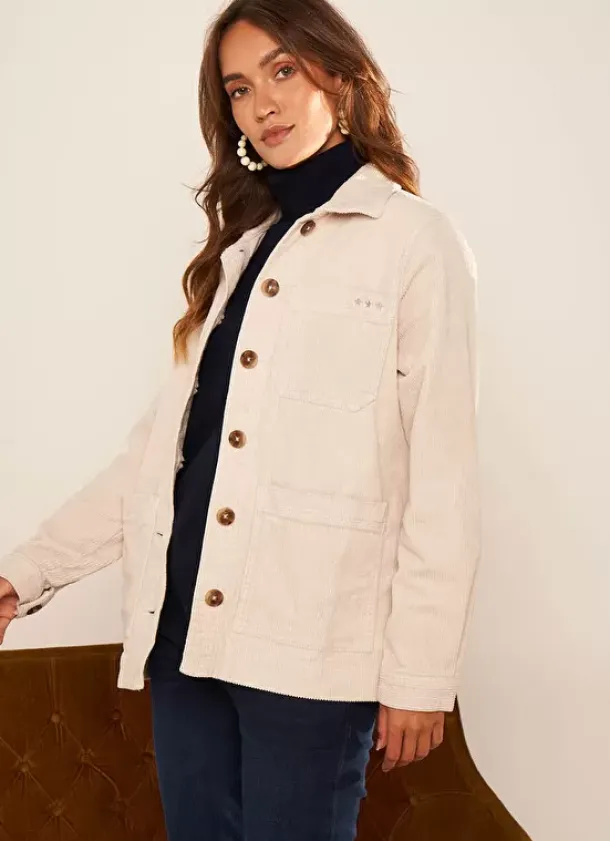 Sud Express Jackets & Coats|Veste En Velours Cotele En Coton Pierre Vastina