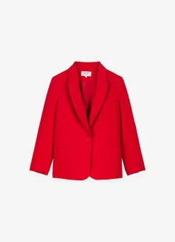 Sud Express Jackets & Coats|Veste Tailleur Rouge Vedena