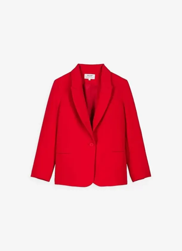 Sud Express Jackets & Coats|Veste Tailleur Rouge Vedena